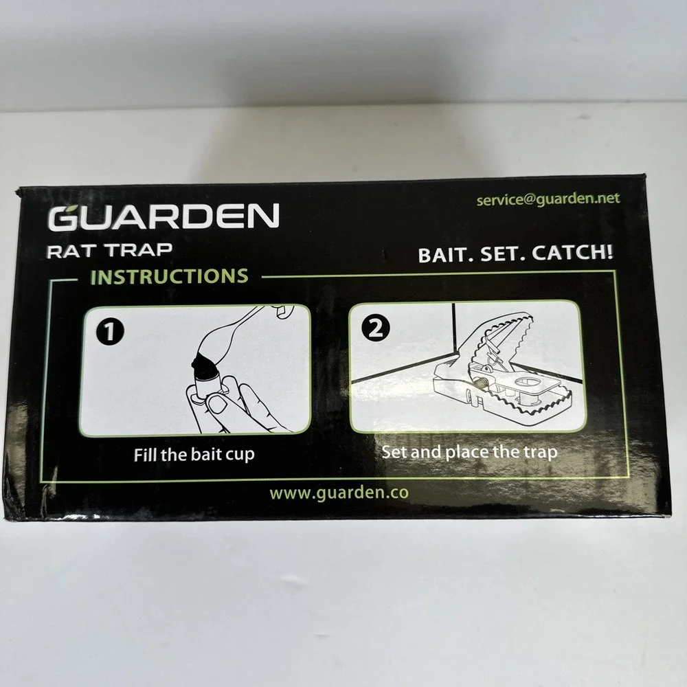 Rat Traps That Work 6 Pack - Indoor and Outdoor Traps for Mice, Voles, Rats